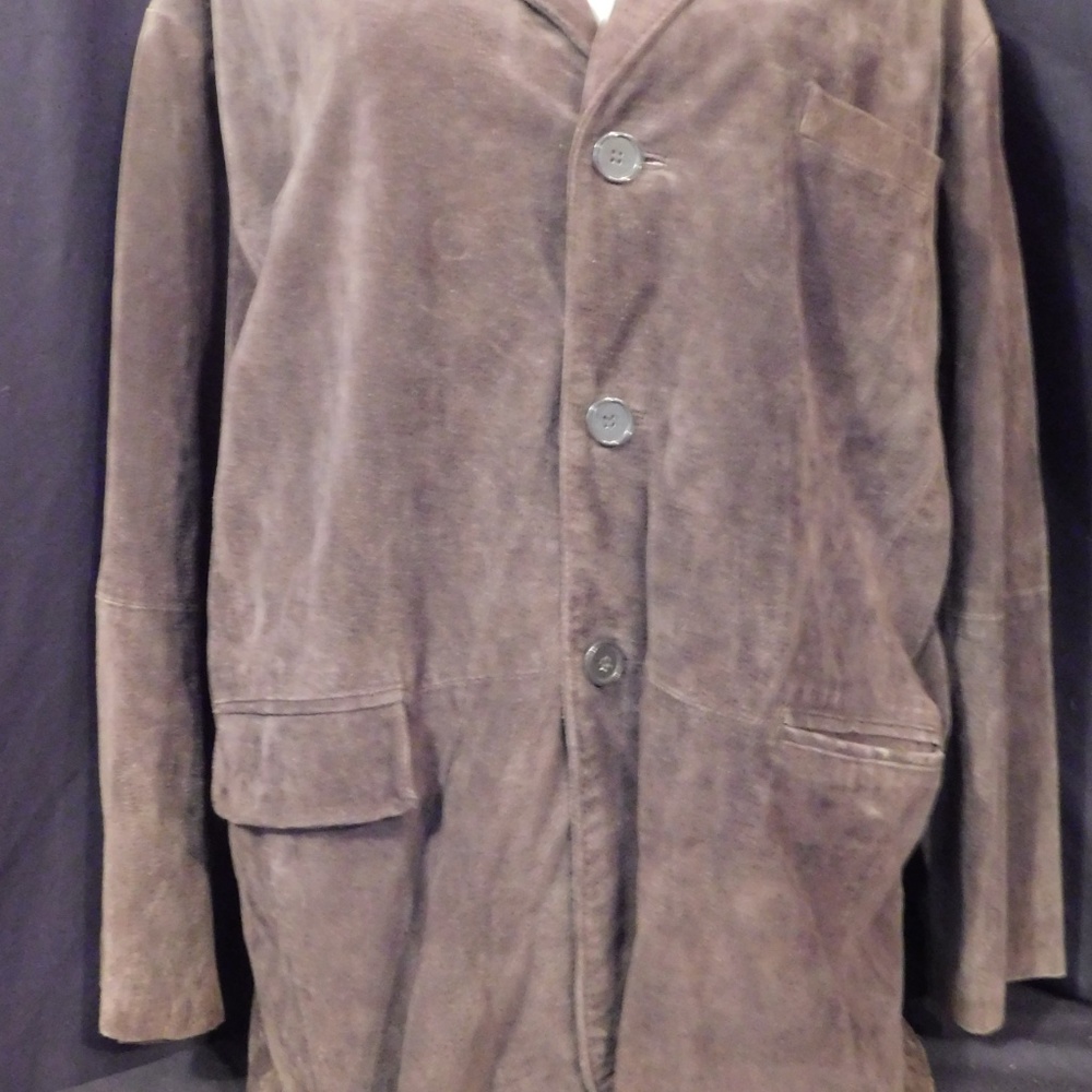 Light brown suede jacket vintage 3X